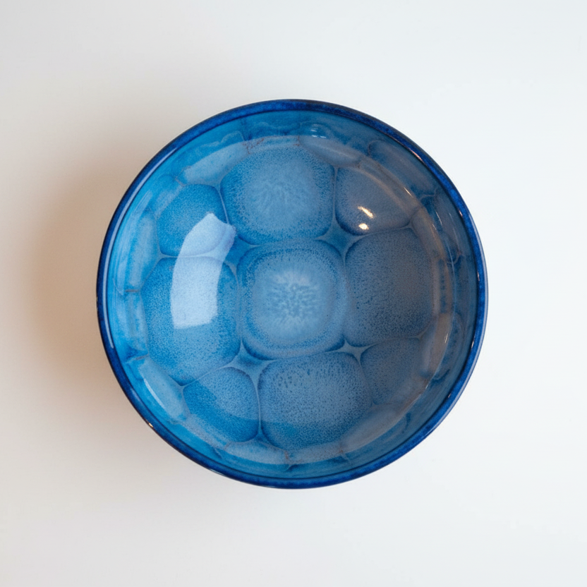 Deep Atlantic Blue Serving Bowl