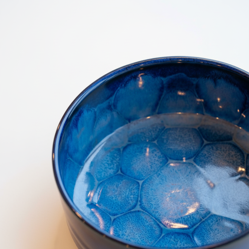 Deep Atlantic Blue Serving Bowl