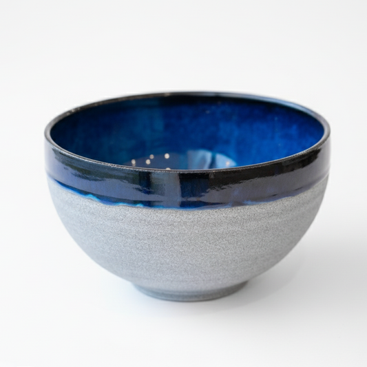 Medium Atlantic Blue & Granite Serving Bowl
