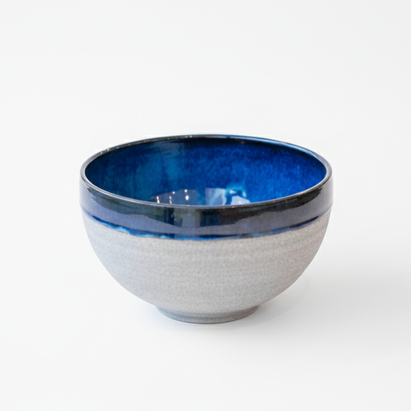 Medium Atlantic Blue & Granite Serving Bowl