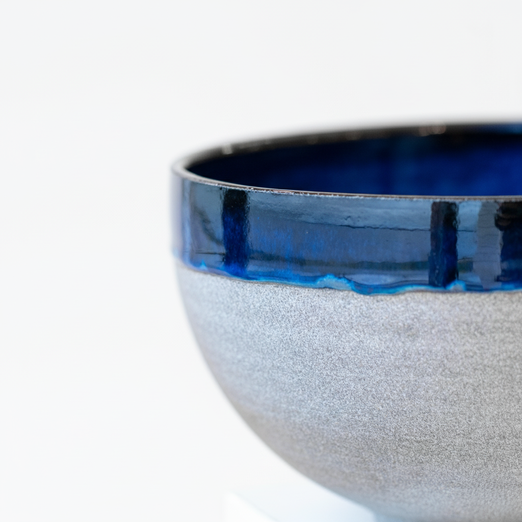 Medium Atlantic Blue & Granite Serving Bowl