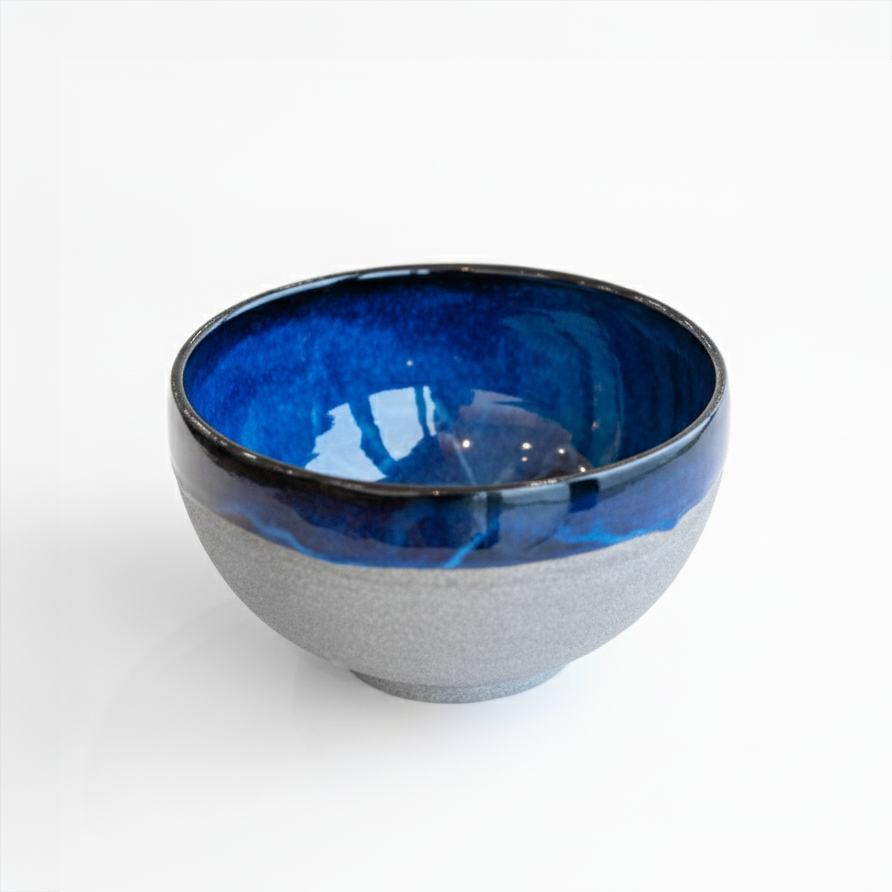 Medium Atlantic Blue & Granite Serving Bowl