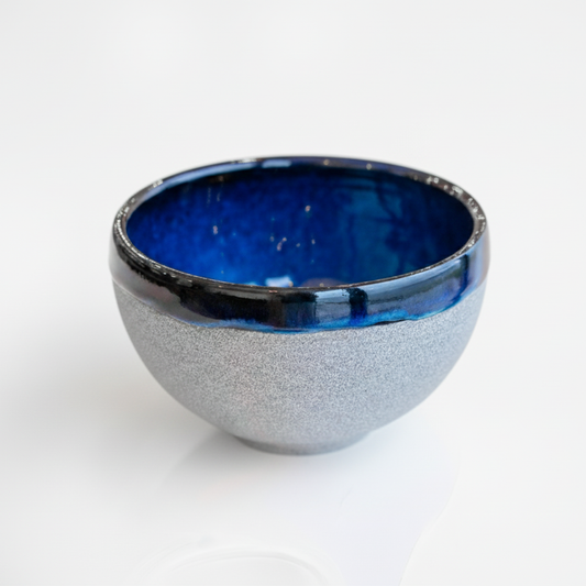 Small Atlantic Blue Deep Granite Serving Bowl