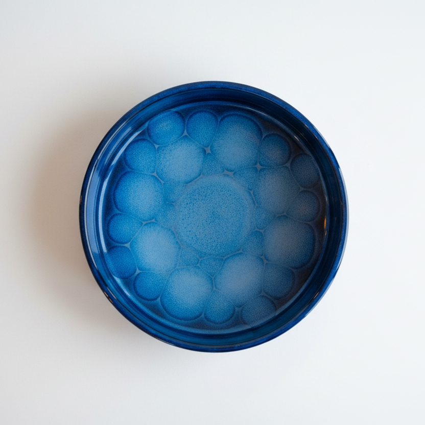 Deep Atlantic Blue Serving Bowl