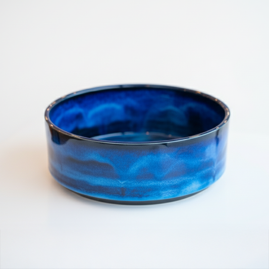 Deep Atlantic Blue Serving Bowl