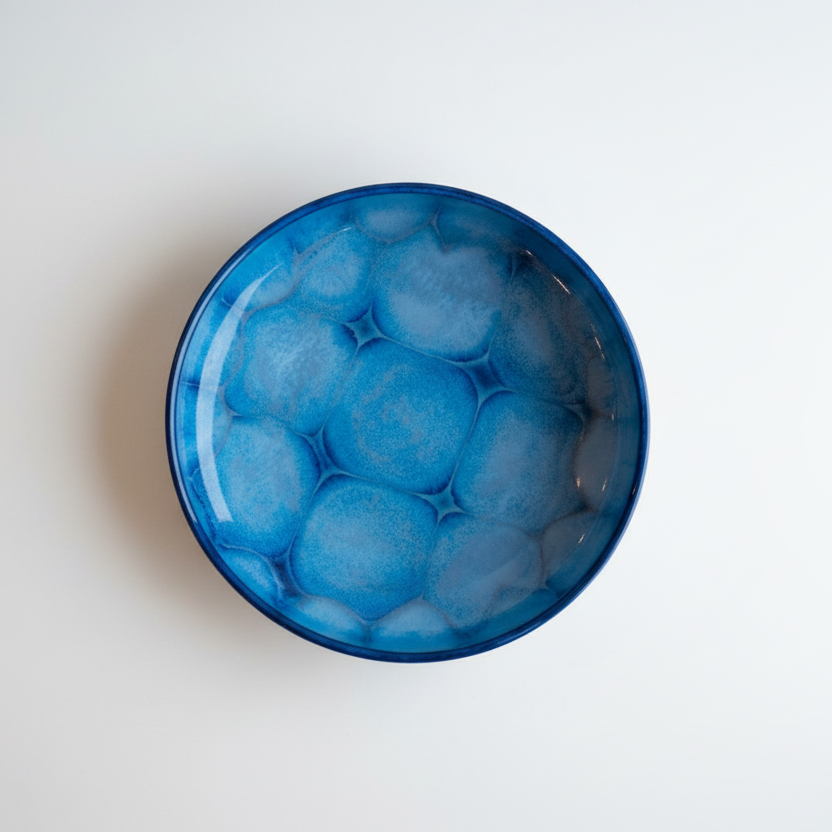 Deep Atlantic Blue Serving Bowl