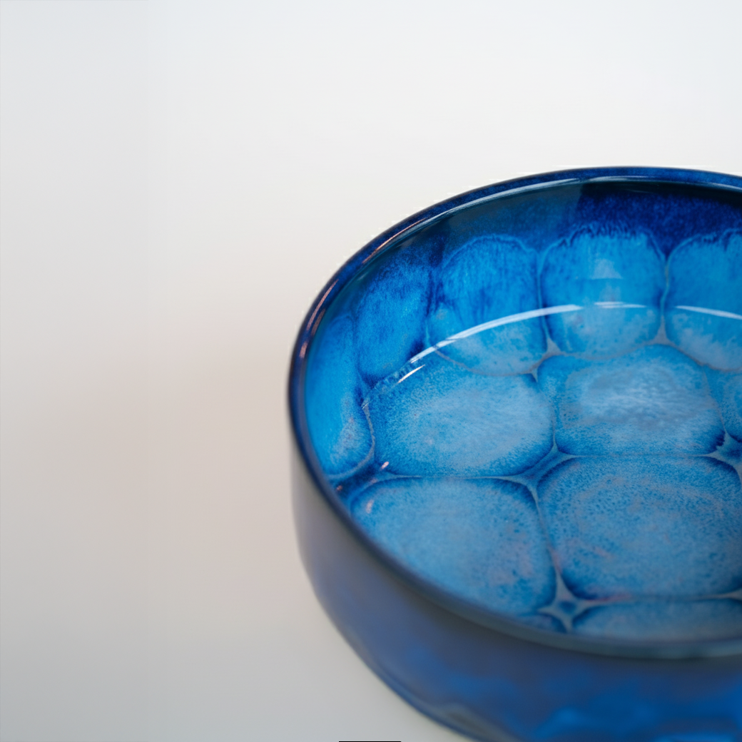 Deep Atlantic Blue Serving Bowl