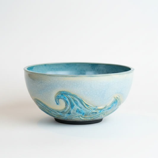 Artisanal Wave Bowl - Extra Large Table Centrepiece