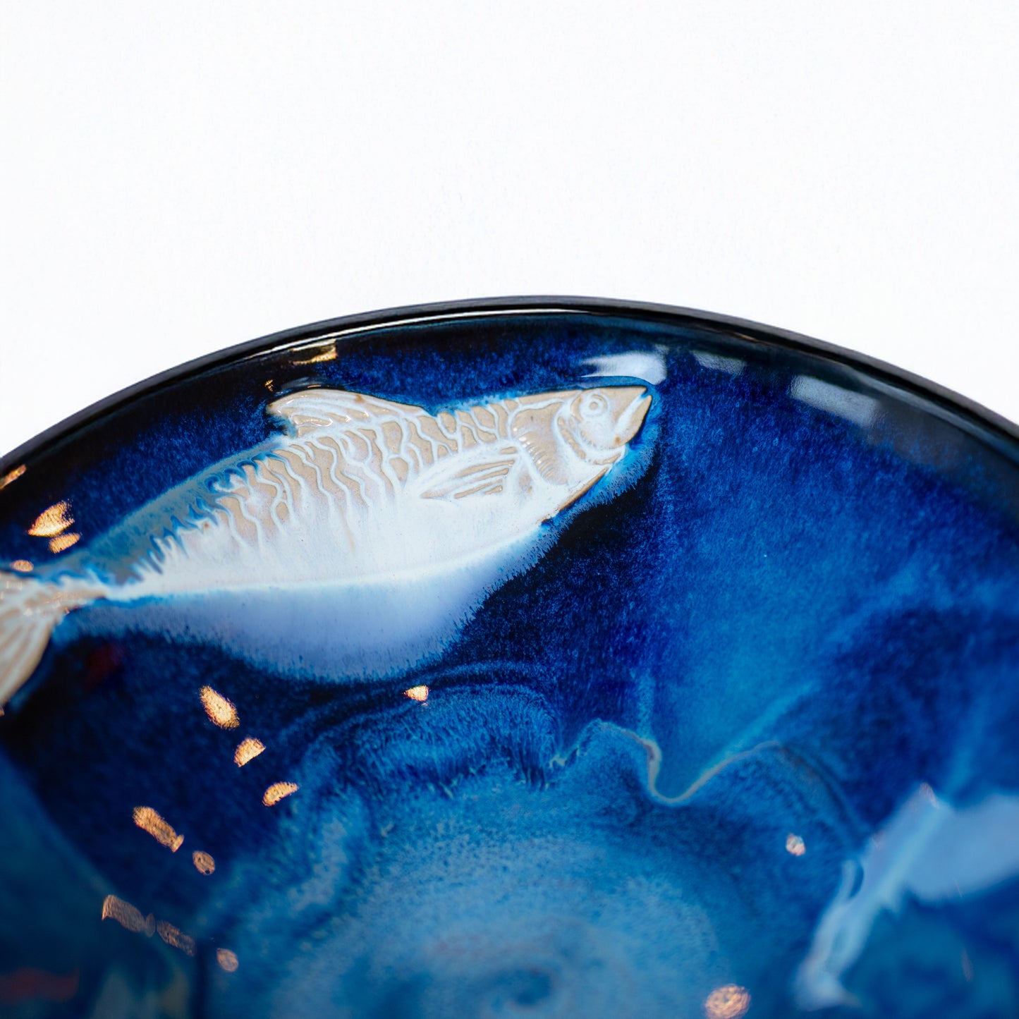 Sgvaffito Wave and Fish Ramen Soup Bowl