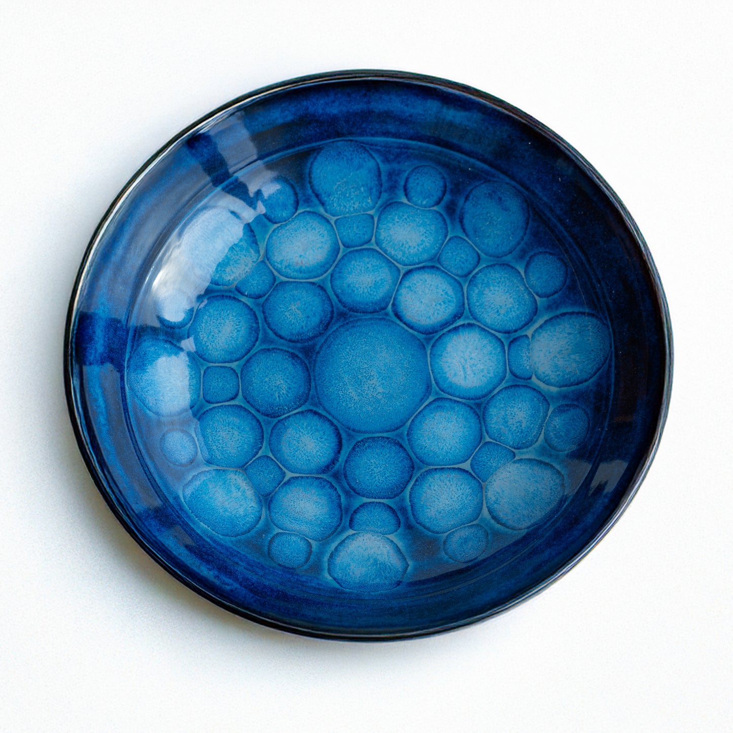 Large Iridescent Sphere Centrepiece Plate