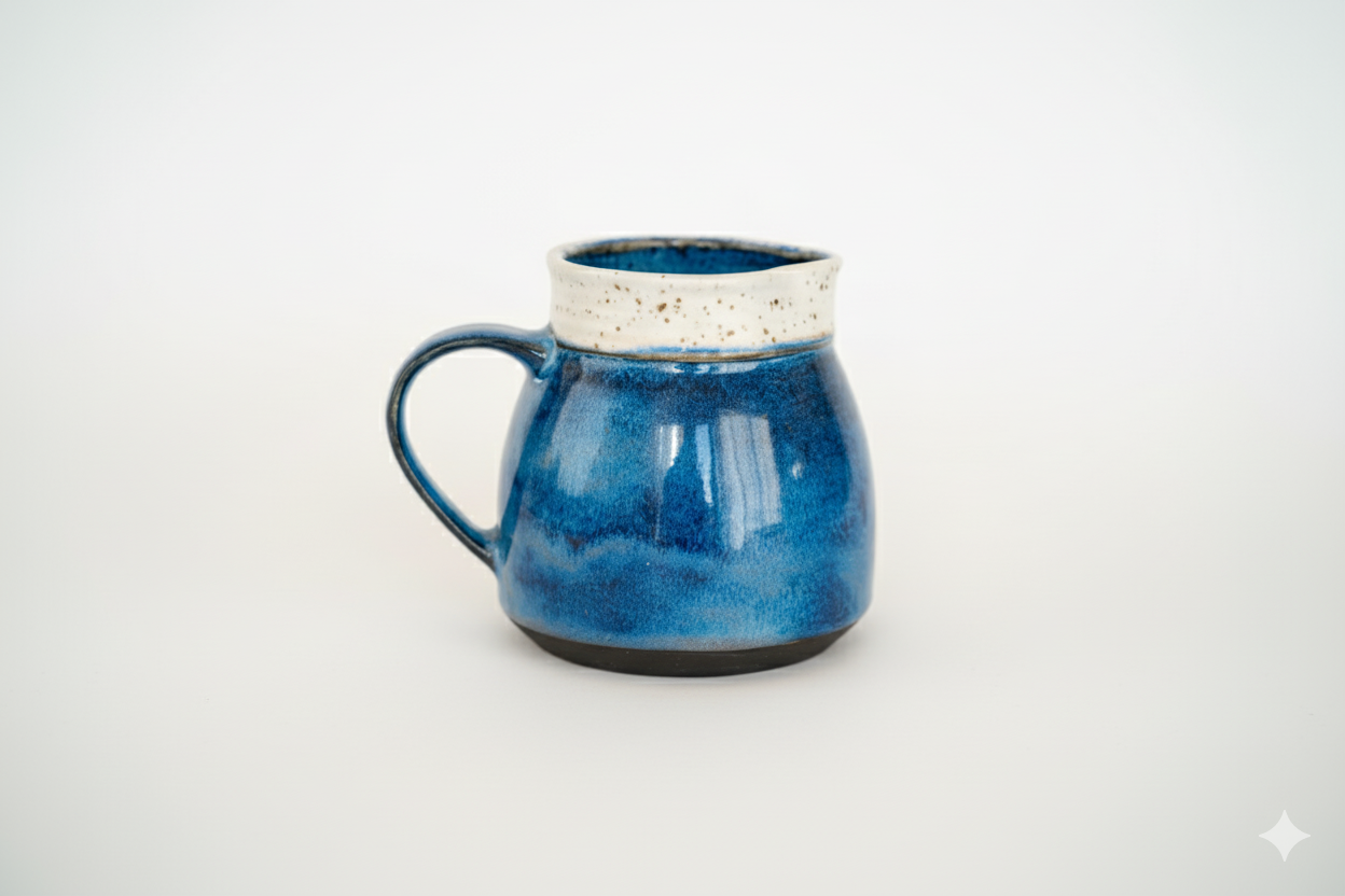 Ocean Blue Coastal Jug