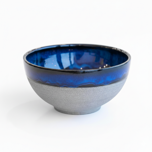 Medium Atlantic Blue & Granite Serving Bowl