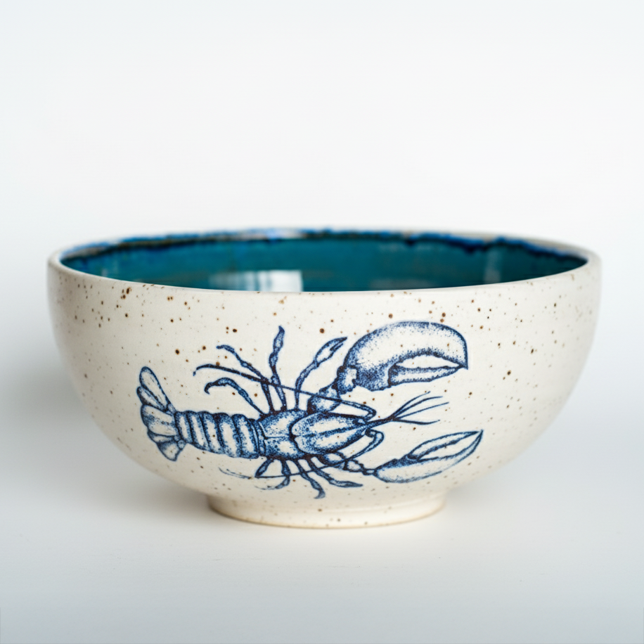 Small Lobster Serving Bowl