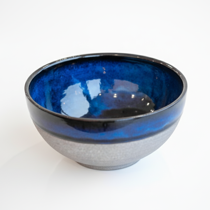 Medium Atlantic Blue & Granite Serving Bowl